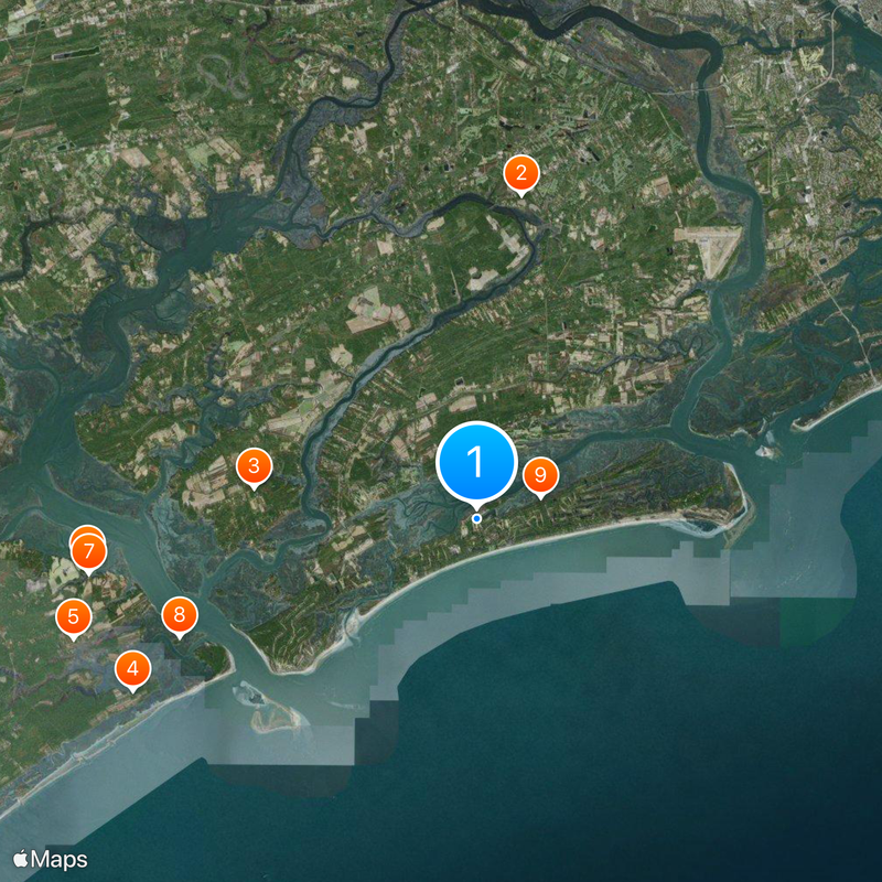 Kiawah Island Golf Resort Map