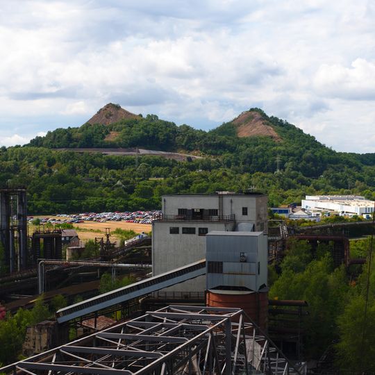 Spitzkegelhalden „Hermann und Dorothea“