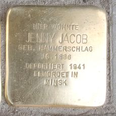 Stolperstein à la mémoire de Jenny Jacob