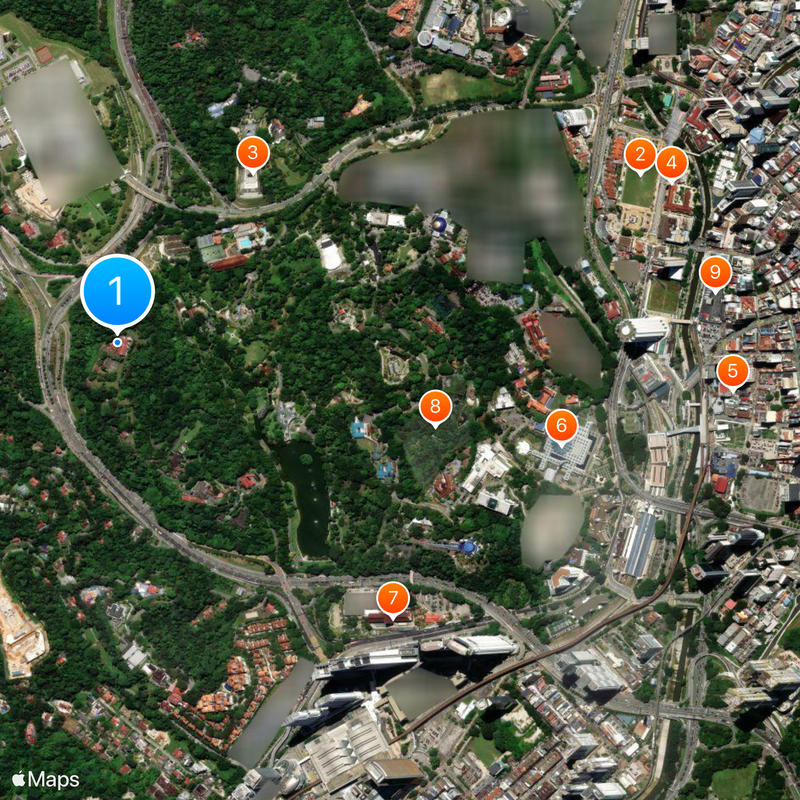 Carcosa Seri Negara Mapa