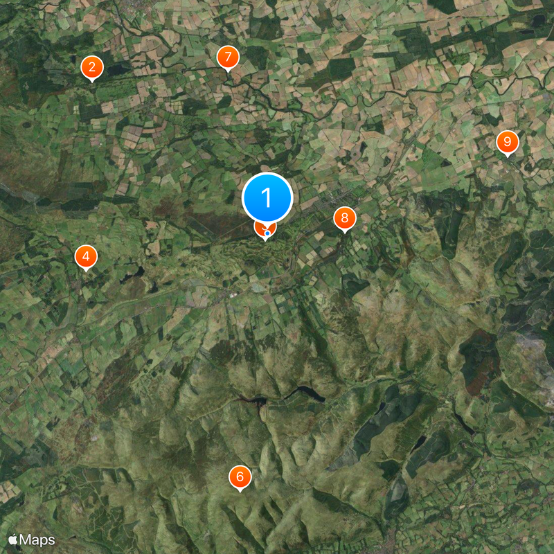 Gleneagles Hotel Mapa