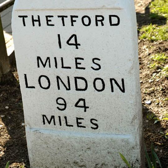 Milestone, SE corner of Queens Square