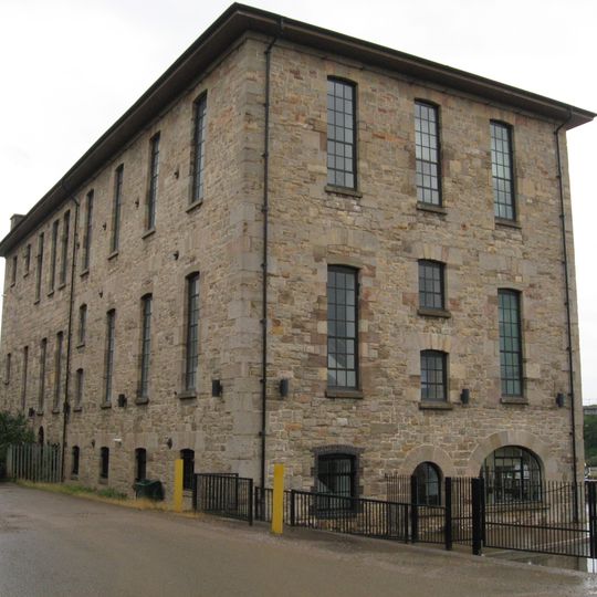 Former steam flour mill and malting at Fairfield-Mabey Works