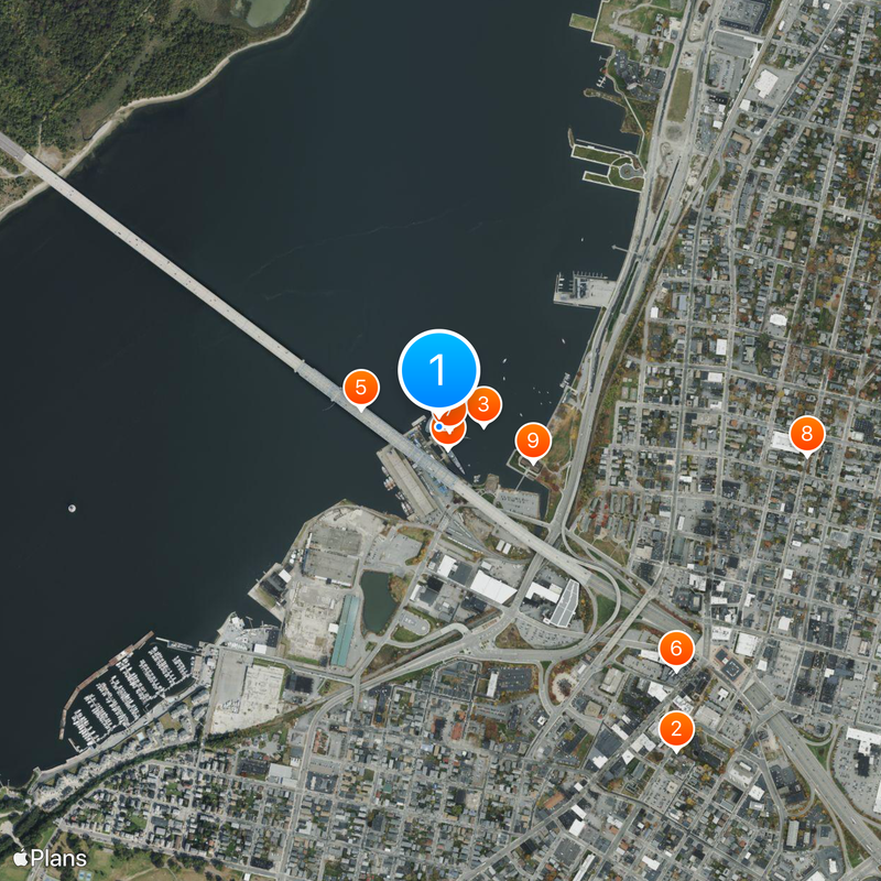 USS Massachusetts Carte