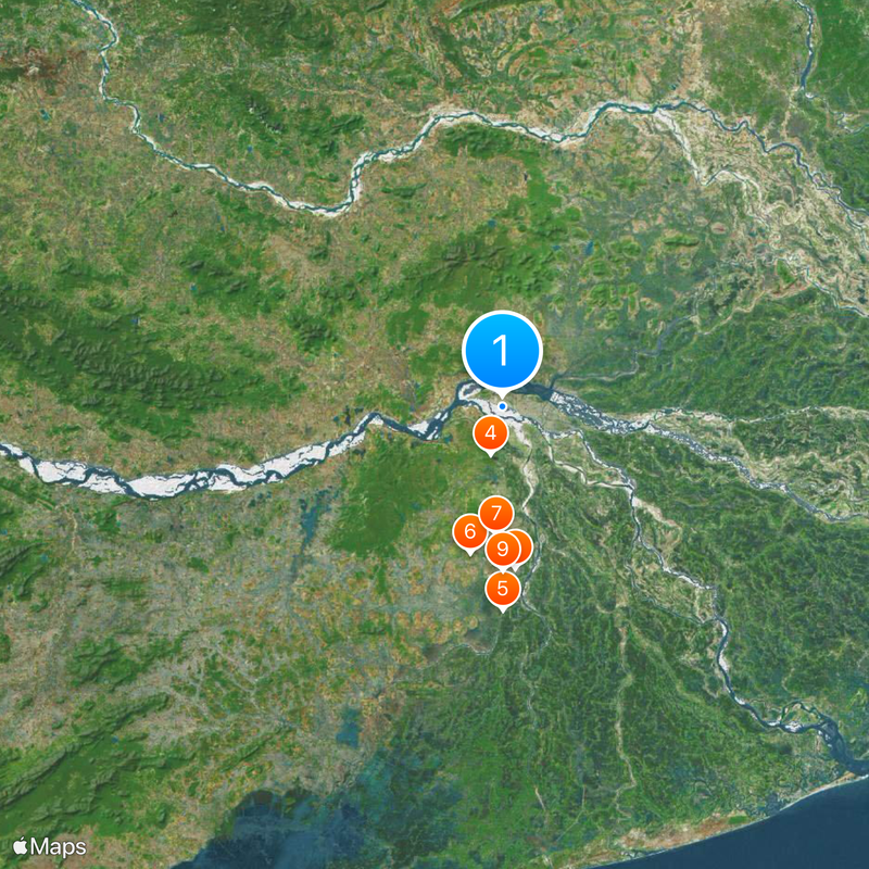 Distretto di Cuttack Mappa