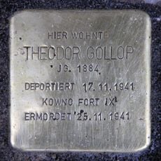 Stolperstein für Theodor Gollop