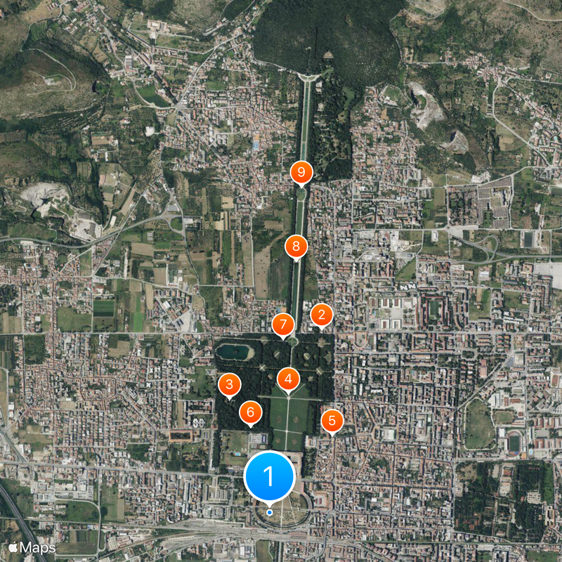 Palace of Caserta Map