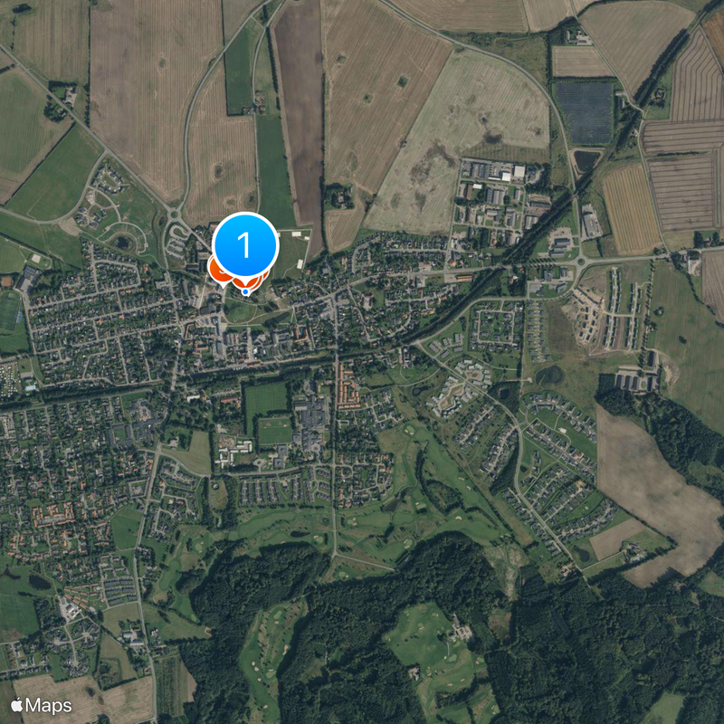 Pierres de Jelling Carte