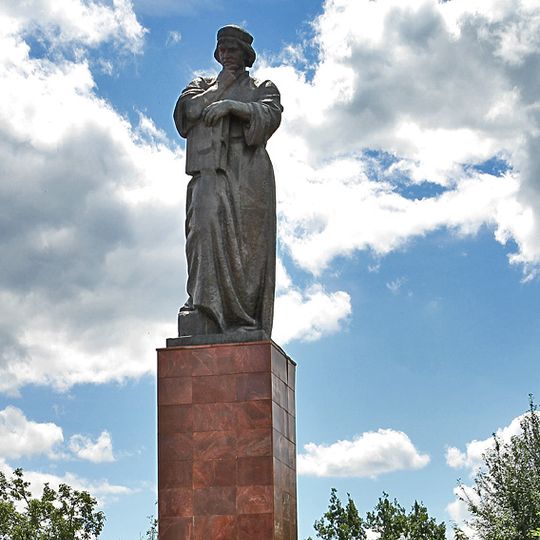 Monument to Francysk Skaryna in Polack