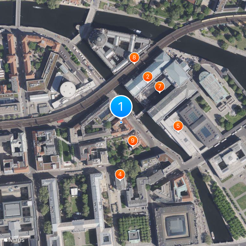 Am Kupfergraben 6 Mappa