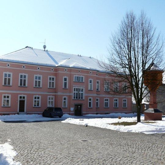 Pfarrhof mit Pfarrhaus und Taubenhaus Zejlerstraße 2