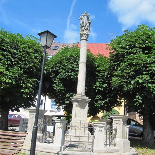 Holy Trinity column in Krásno