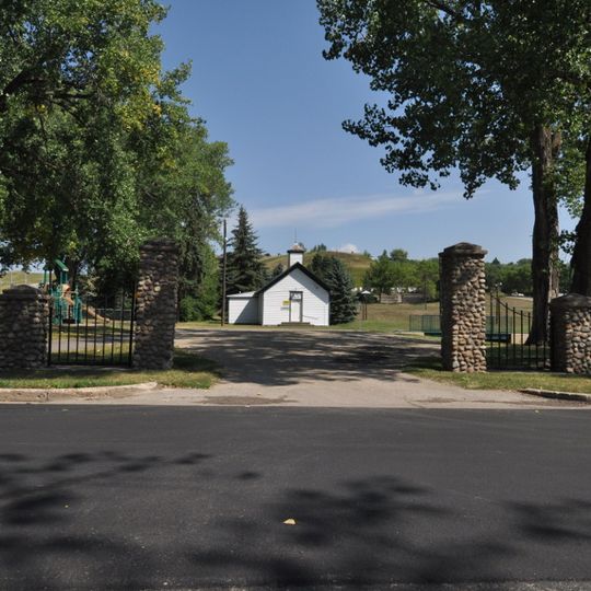 Amphitheater and Fieldstone WPA Features at Valley City Pioneer Park