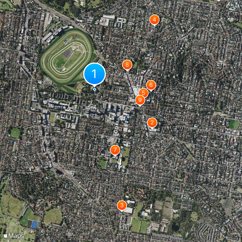 Randwick Map