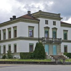 Straehl villa with  garden pavilion