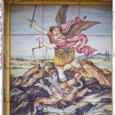 Ceramic panel of Saint Michael