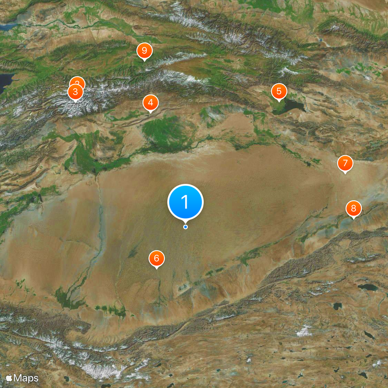 Tazhong Map
