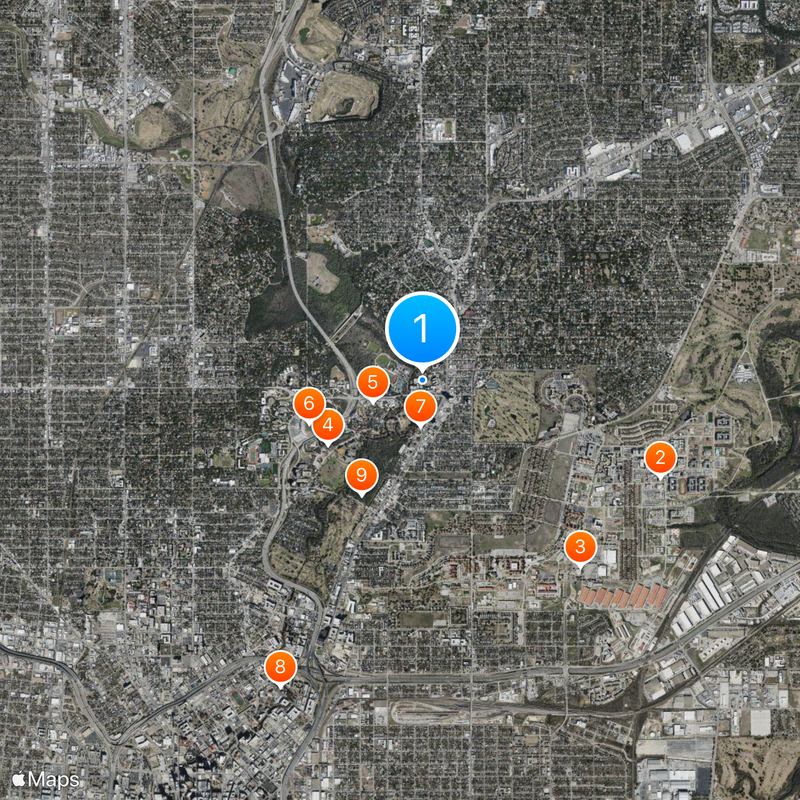 University of the Incarnate Word Map