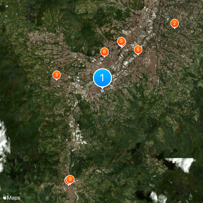 Sabaneta Map