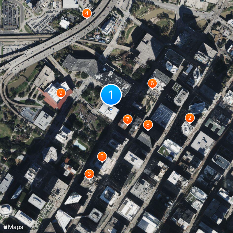 United States District Court for the Southern District of Texas Map