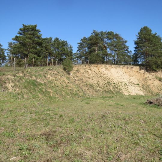 Naturdenkmal geologischer Aufschluss am Krugberg, ehemalige Kiesgrube in Brodowin