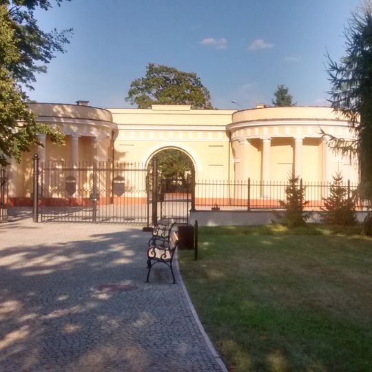Gate of Episcopal Palace in Skierniewice