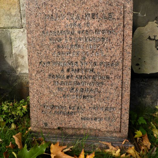 Lapide per Malvina Wells