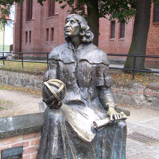 Nicolaus Copernicus Bench in Olsztyn
