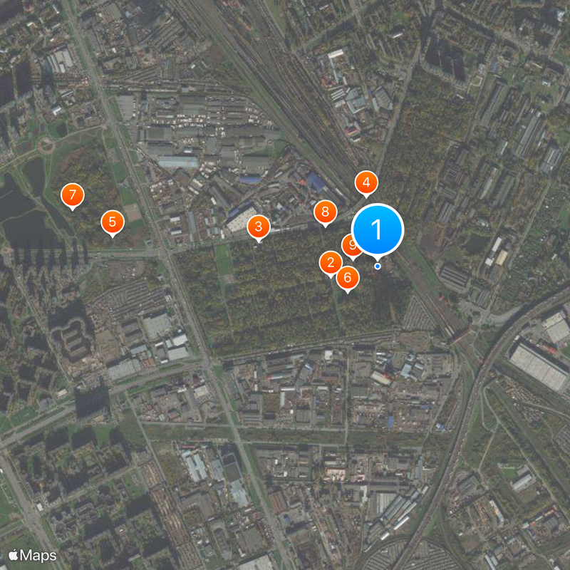 Cemetery of the Victims of January 9 Map