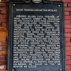Municipal Hall of San Nicolas historical marker