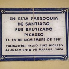 Placa a Pablo Picasso