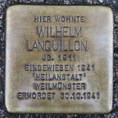 Stolperstein dedicated to Wilhelm Lanquillon