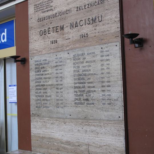 Pamětní deska železničářů