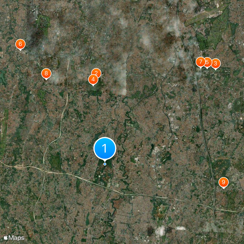 University of Indonesia Map