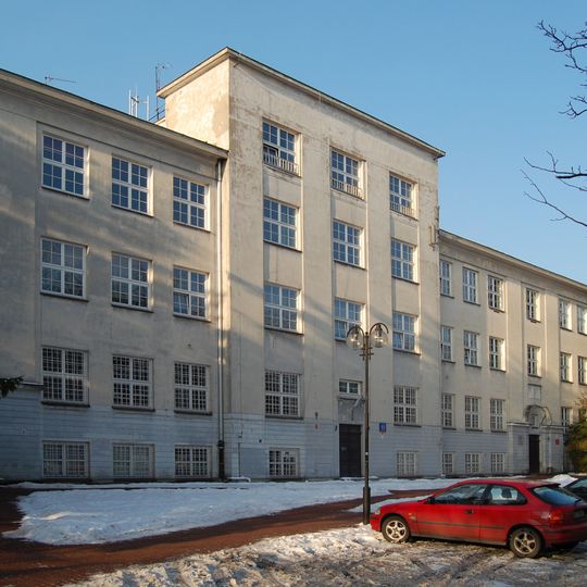 XXI LO in Warsaw, main building
