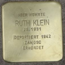 Stolperstein à la mémoire de Ruth Klein