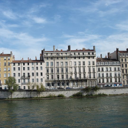 Immeuble, 10 rue du Plat, 5 quai Tilsitt