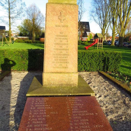 Monument aan de Boeiersingel
