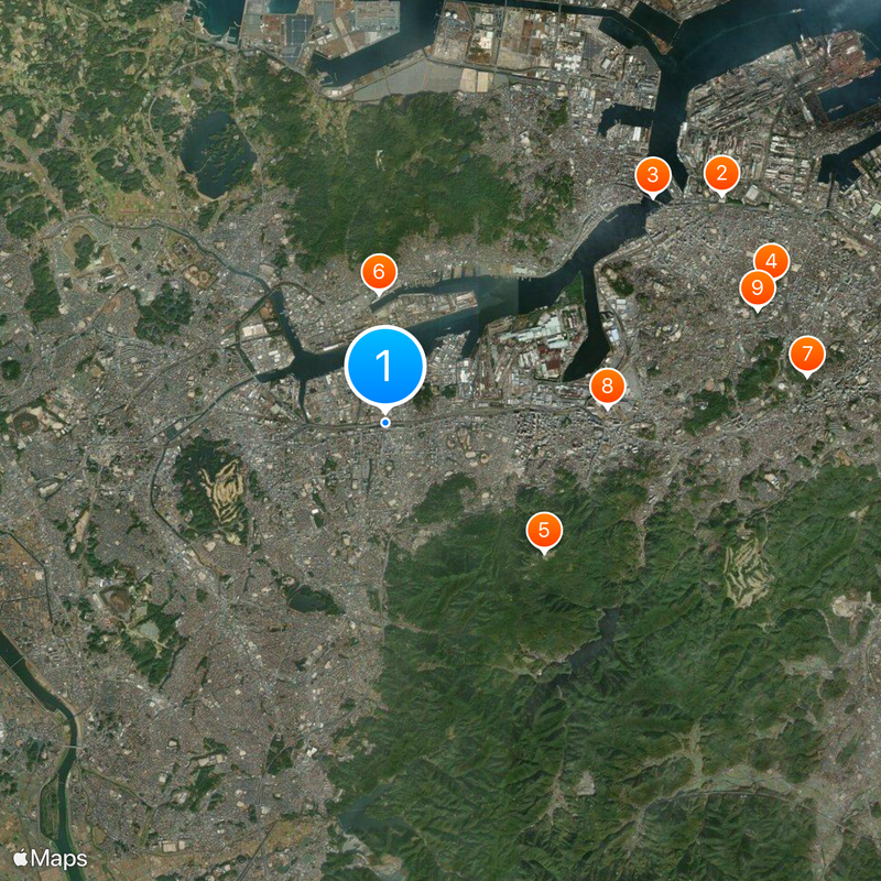 Kurosaki Station Map