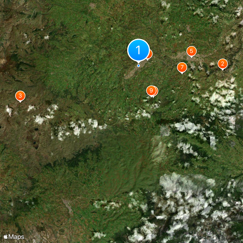 Tulcán Map