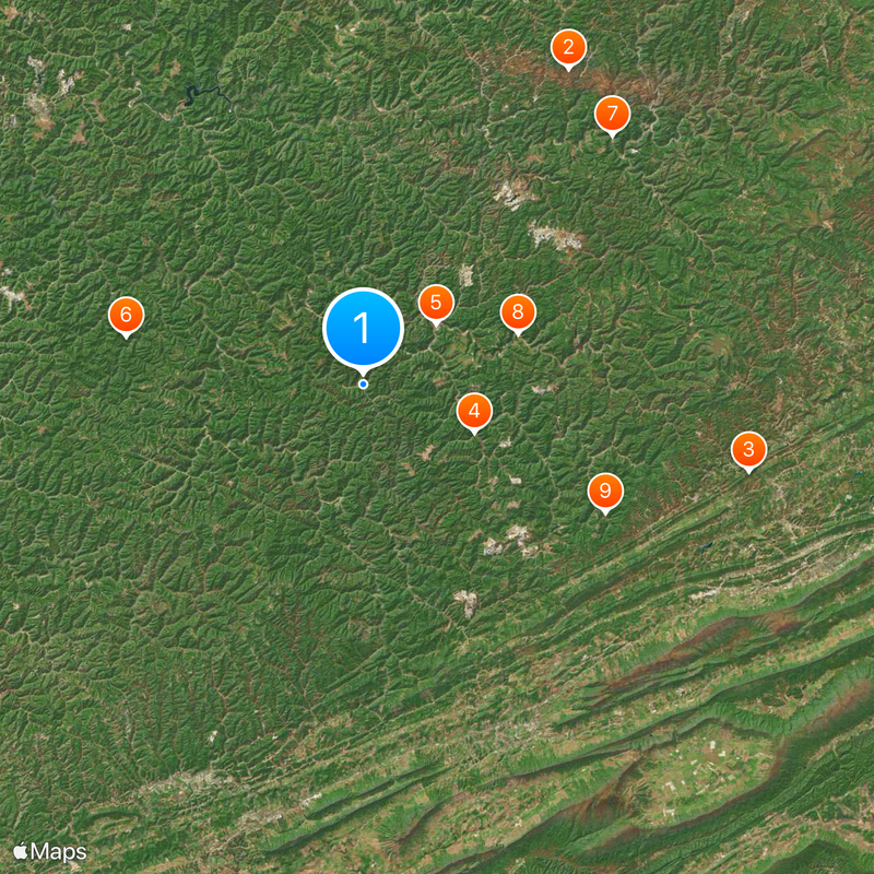 Coalwood Map