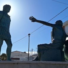 Sculpture of Alexander and Diogenes, Corinth