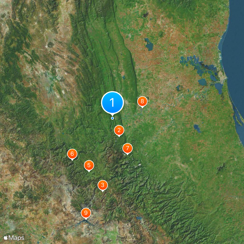 Cascada de Tamul Map