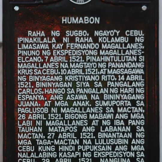 Humabon historical marker