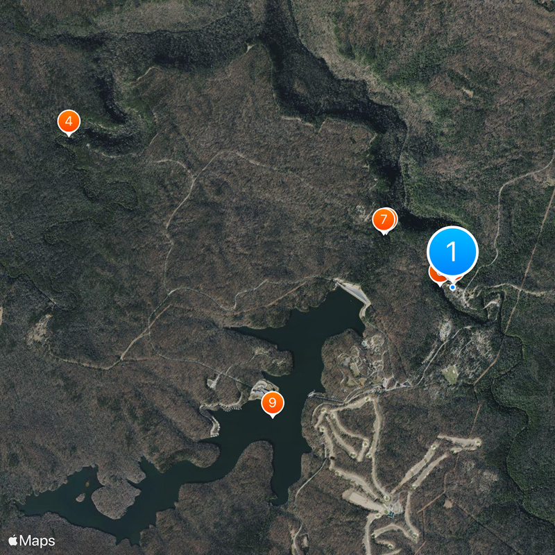 Fall Creek Falls State Park Mapa