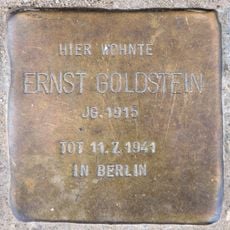 Stolperstein dedicated to Ernst Goldstein