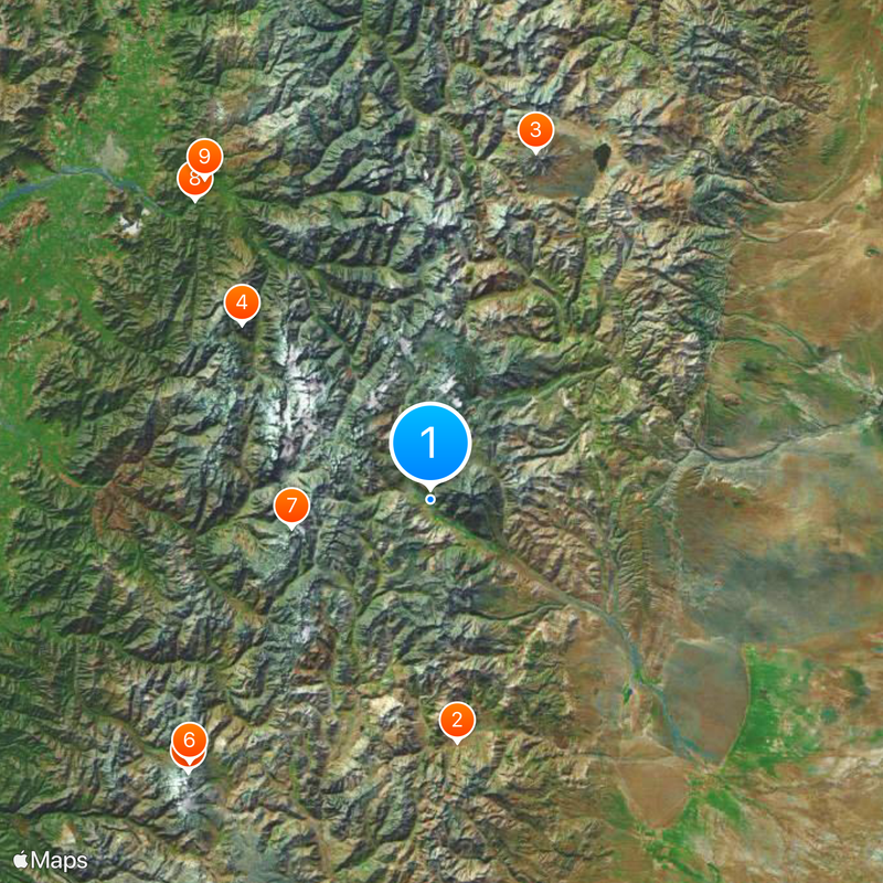 Hotel Termas el Sosneado Map