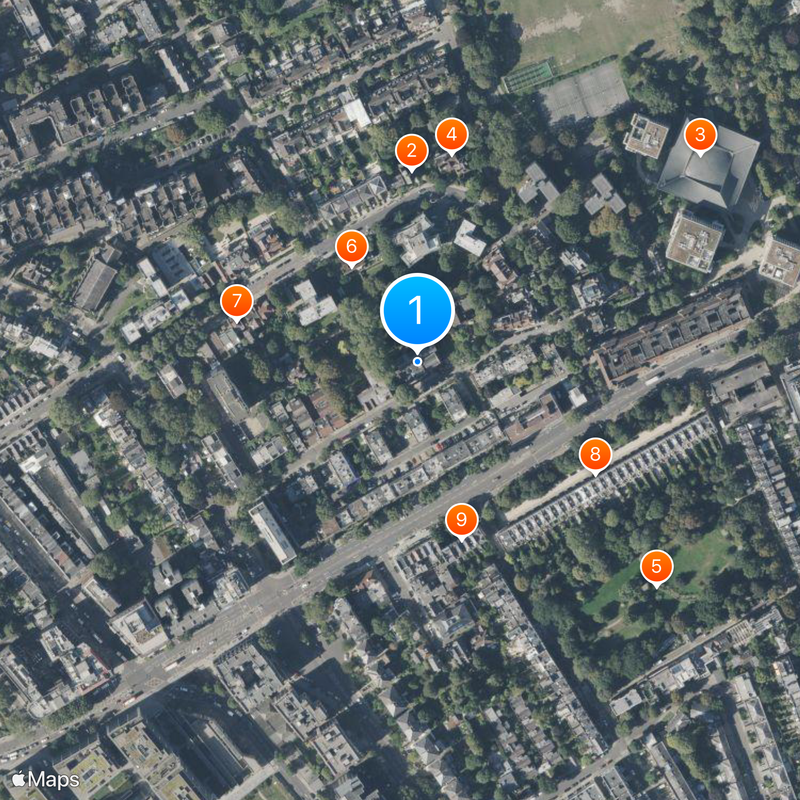 Leighton House Mappa