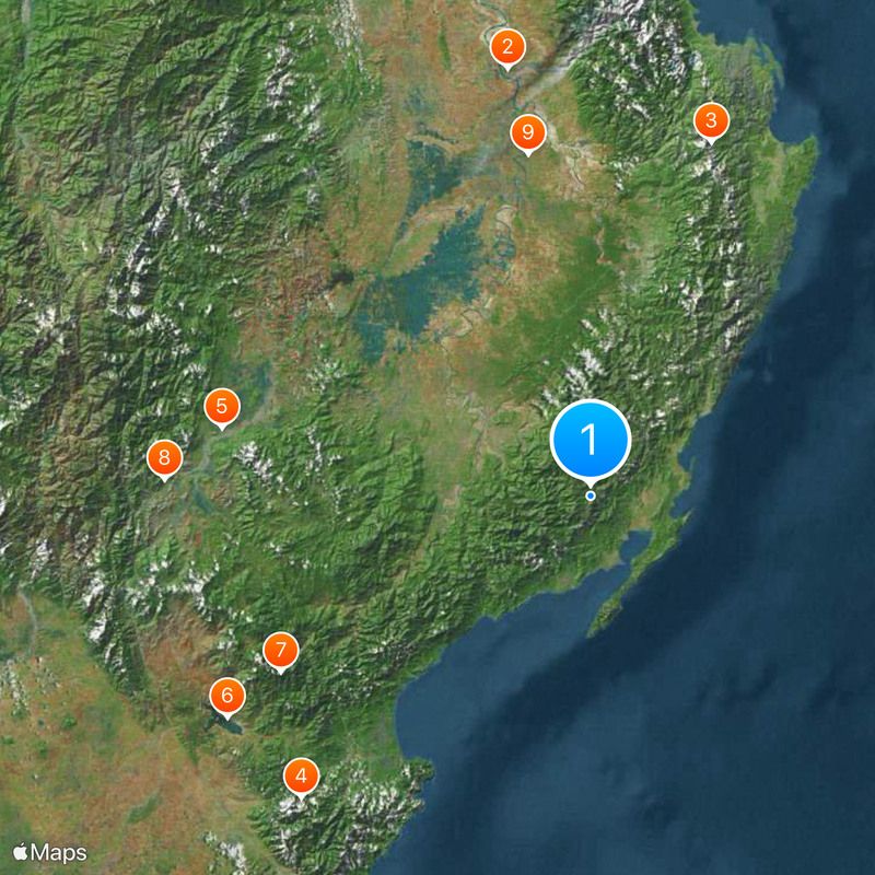 Sierra Madre Map