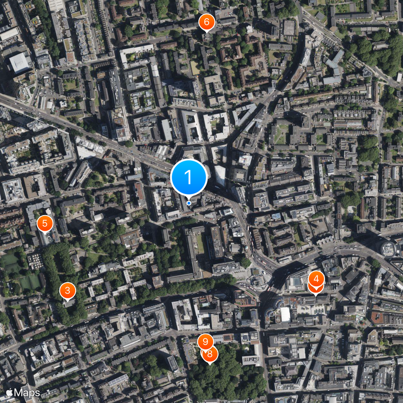 Moorfields Eye Hospital Map